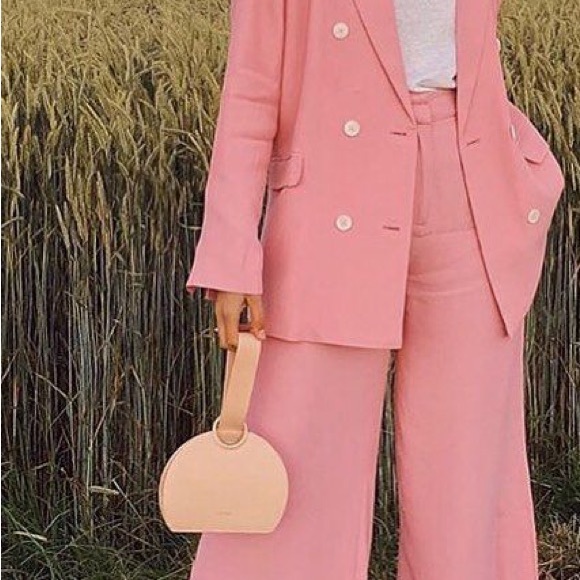 Polene Handbags - Light Pink Polene Numero 6